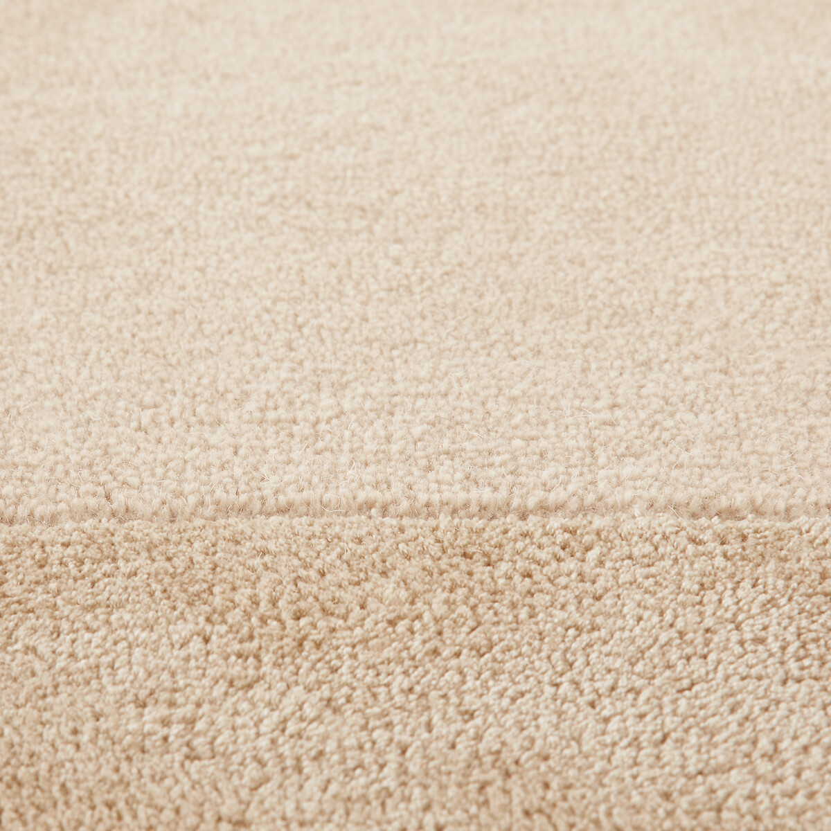 Tapis laine et viscose, Duoma beige rosé, LA REDOUTE INTERIEURS