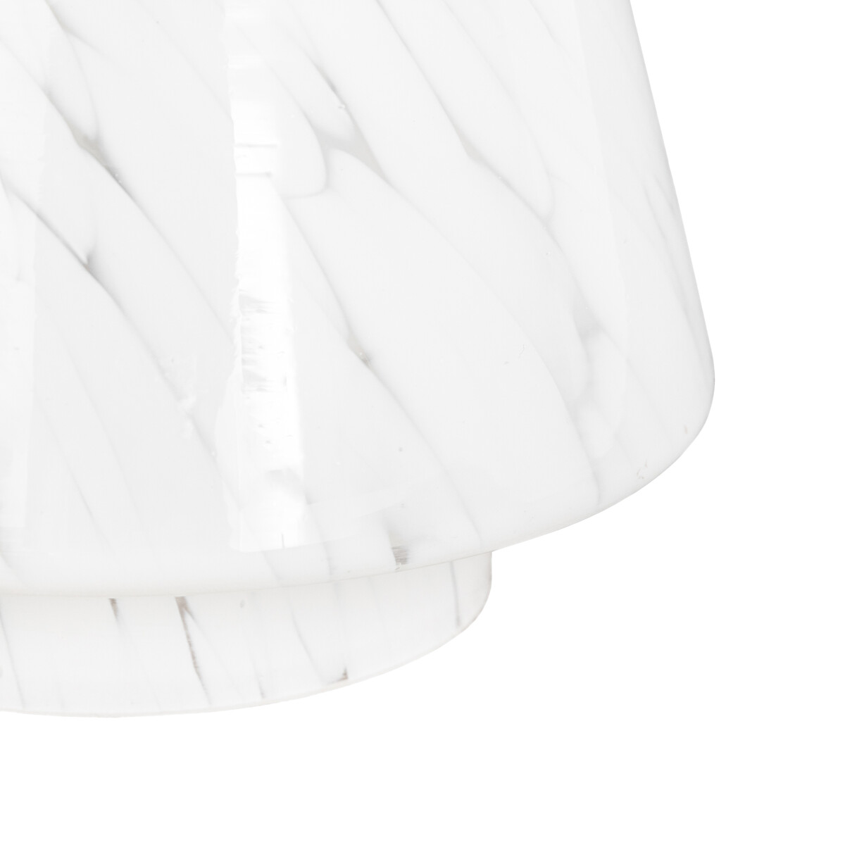 Large White Confetti Glass Tree Decoration white, SO'HOME