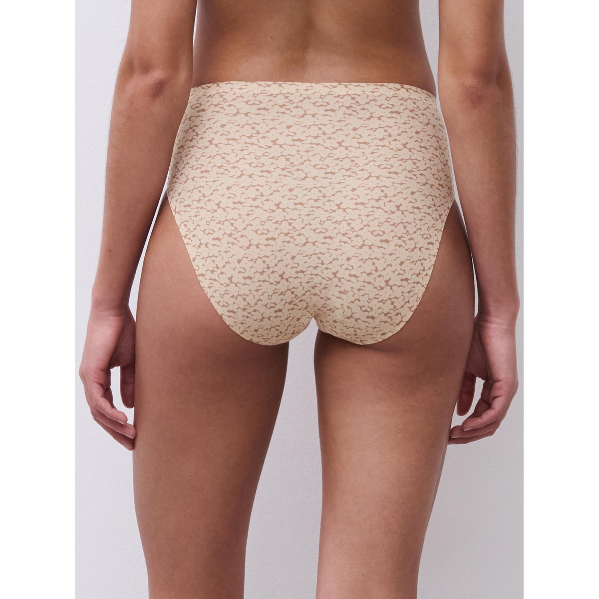 Culotte taille haute échancrée SOFTSTRETCH norah nude print, CHANTELLE