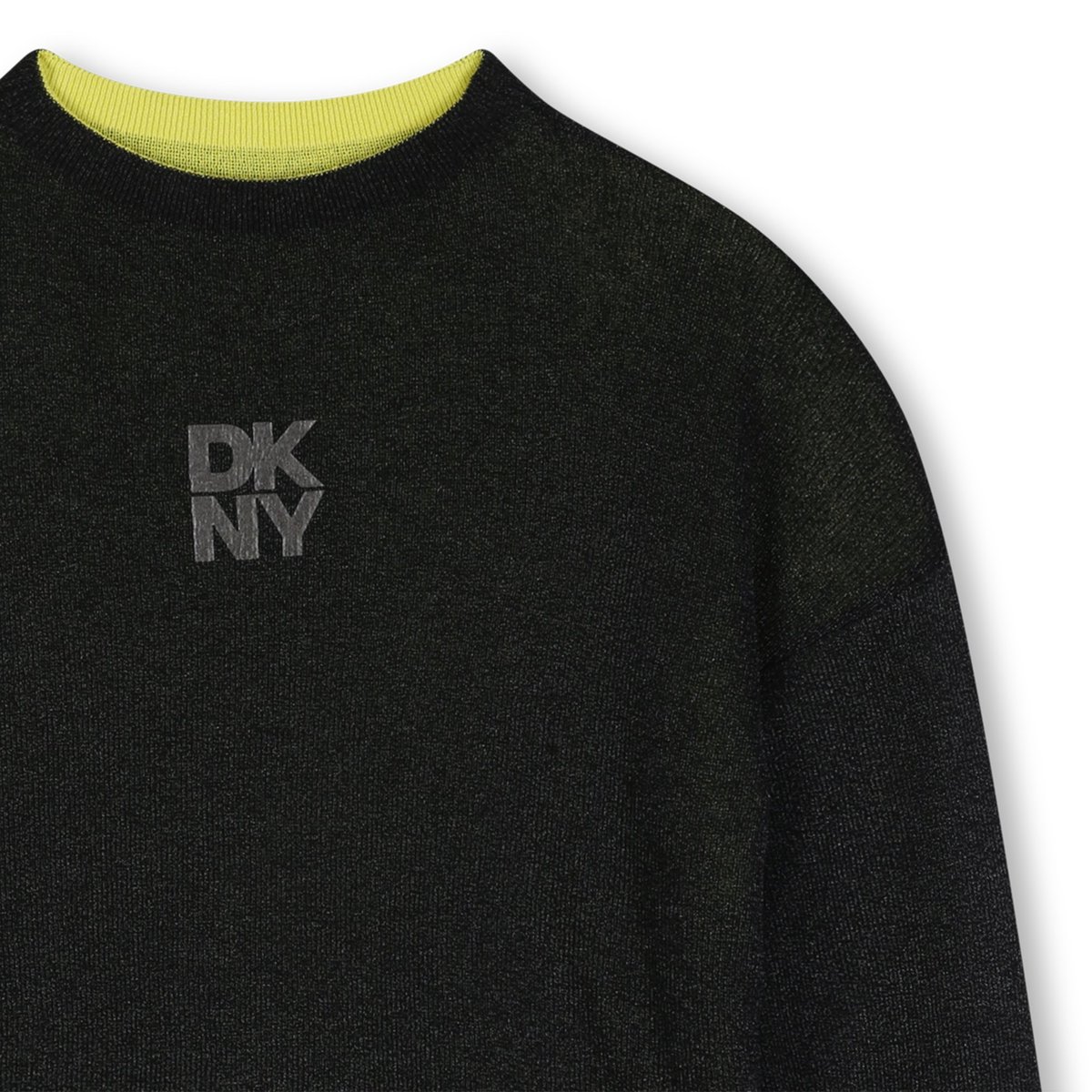 Pull réversible jaune noir, DKNY