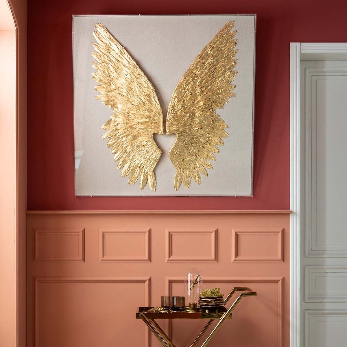 Tableau 3D ailes or, KARE DESIGN