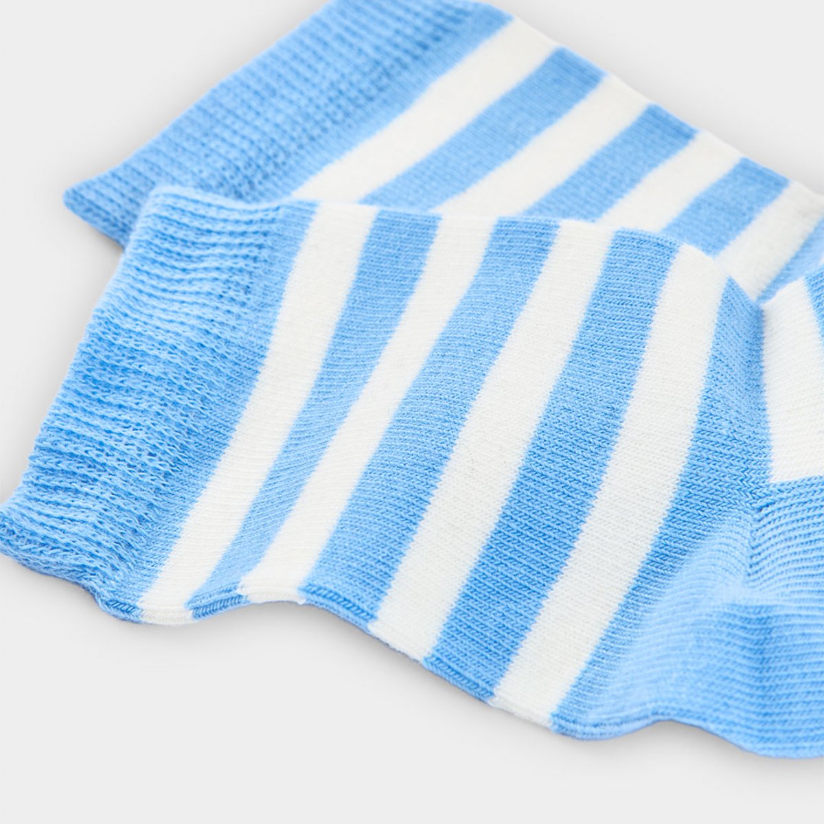 Pack de chaussettes en coton à rayures jaune, BOBOLI