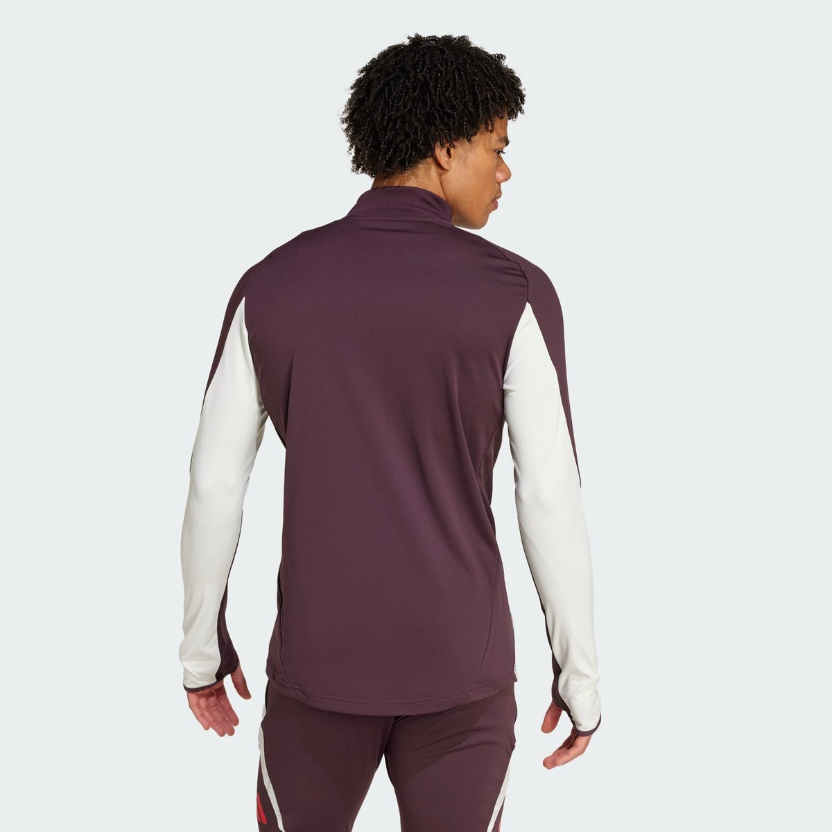 Haut d'entraînement FC Bayern Tiro 24 shadow maroon / red, adidas Performance