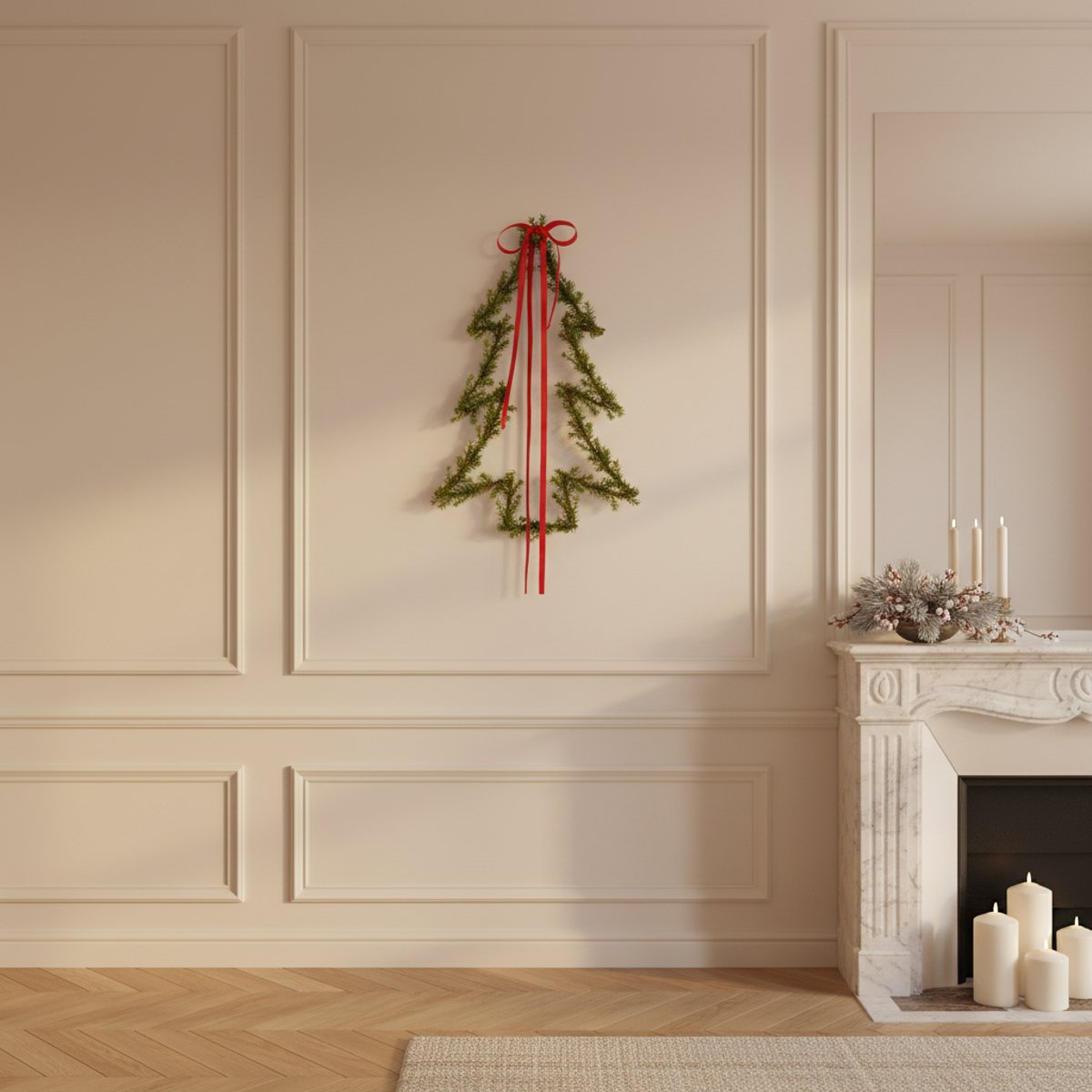 Suspension décorative sapin de noël en fer H50 NOËL vert, SIA DECO