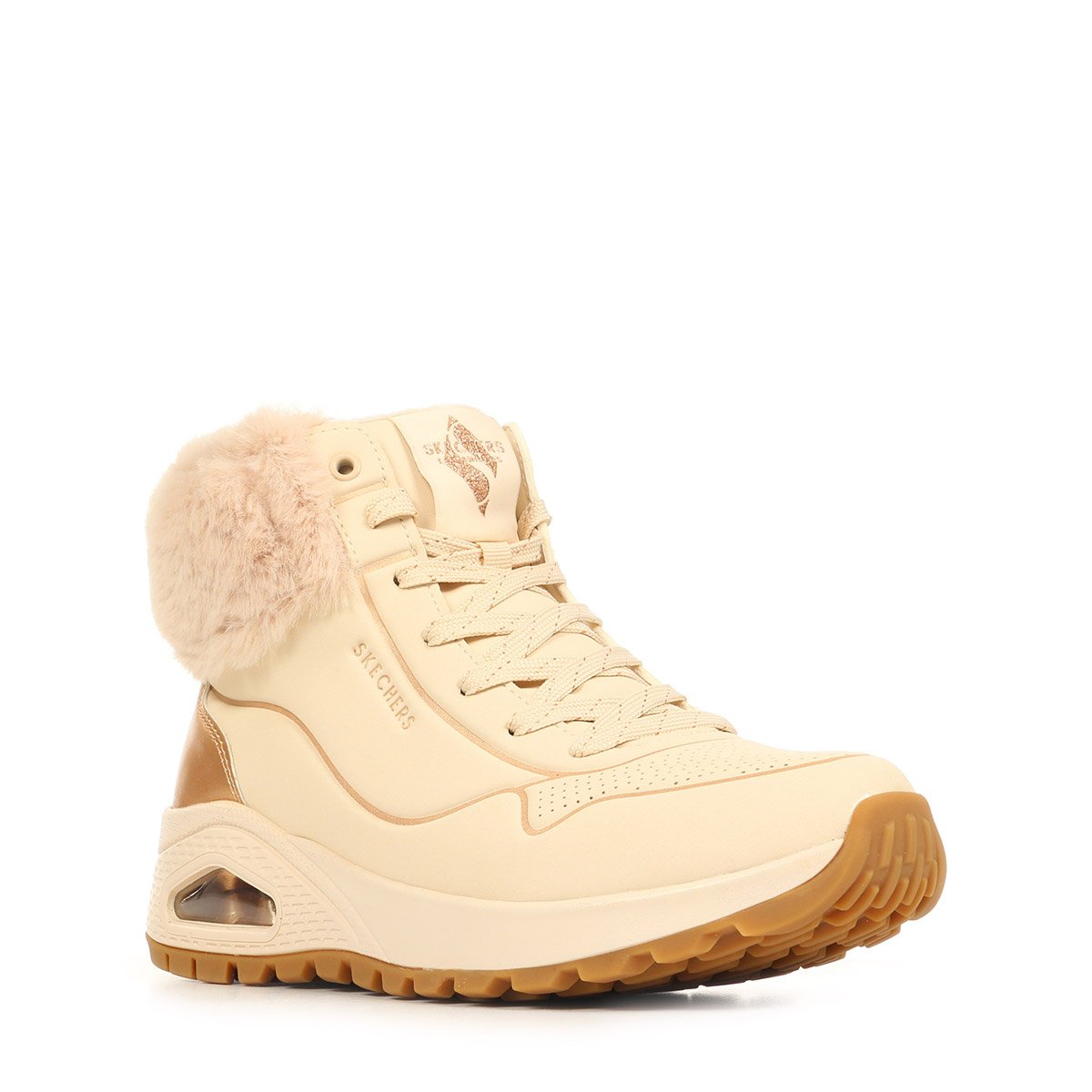 Baskets UNO RUGGED FALL SHIMMER natural gold, SKECHERS