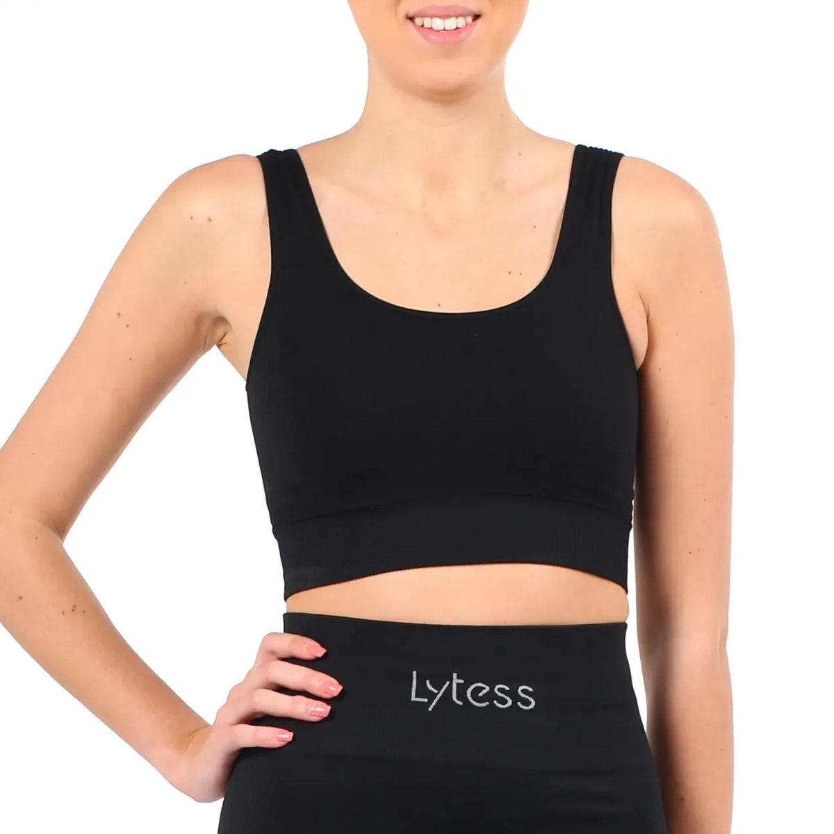 Brassière Yogafit Confort noir, LYTESS