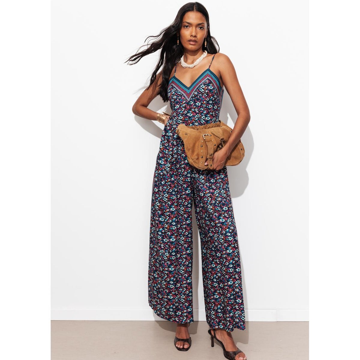 Combinaison-pantalon imprimée imprimé multicolore, PROMOD