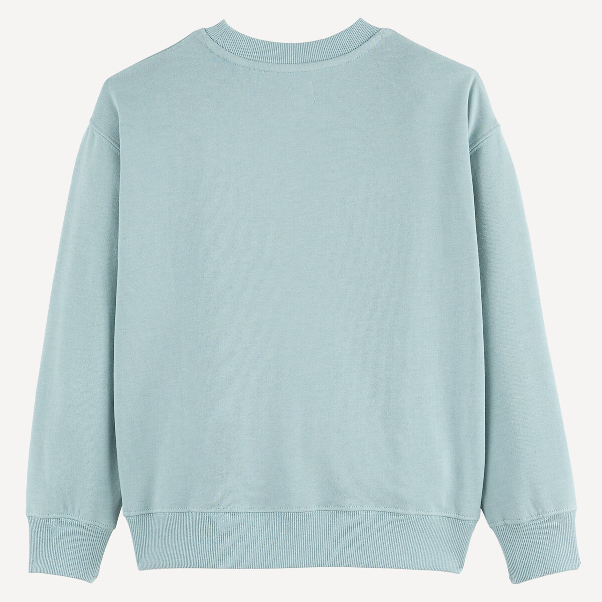 Sweat col rond, imprimé voiture, en molleton bleu, LA REDOUTE COLLECTIONS