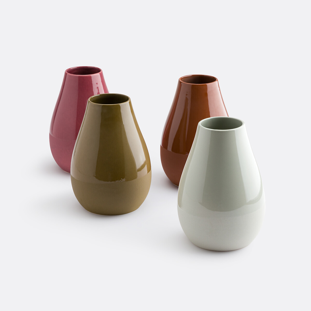 Vaso in ceramica H19 cm, Pastela marrone, LA REDOUTE INTERIEURS