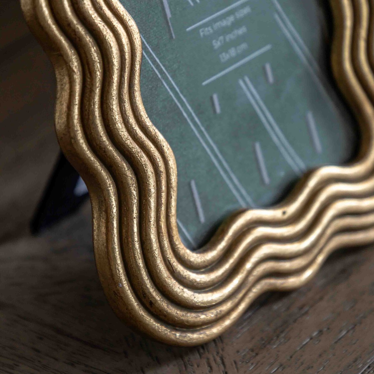 4x6" Padula Wave Photoframe gold-coloured, ÉDITÉ