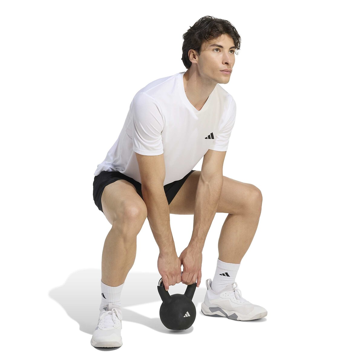 T-shirt de training, WORKOUT ESSENTIALS blanc, adidas Performance