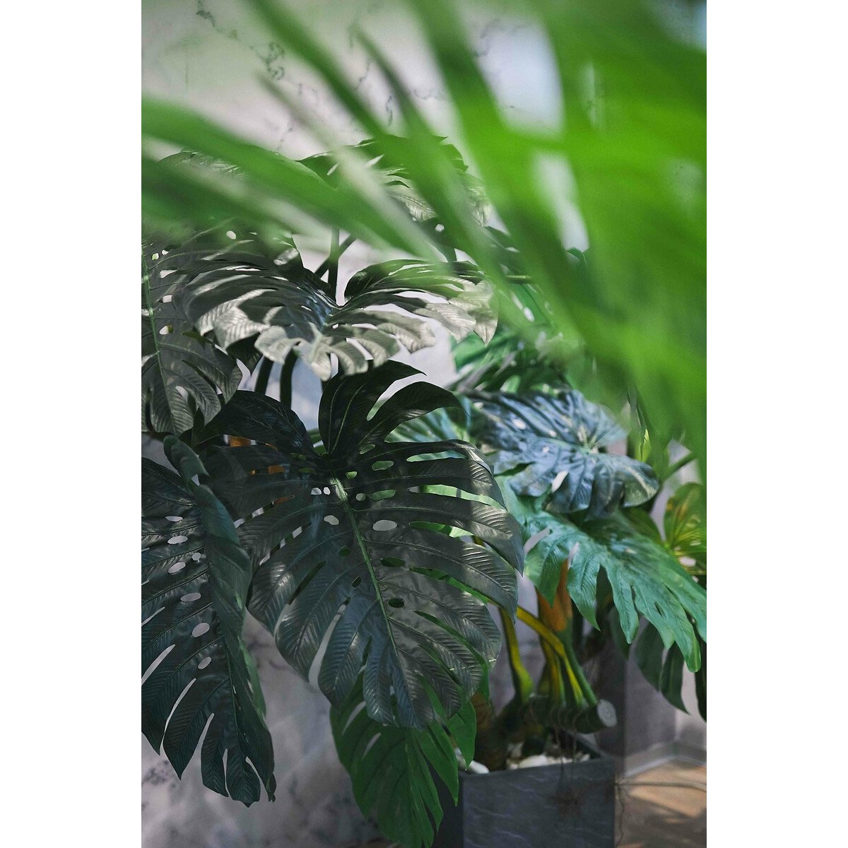 Planta artificial "Split Philo" 130cm, BORGHESI verde, BORGHESI