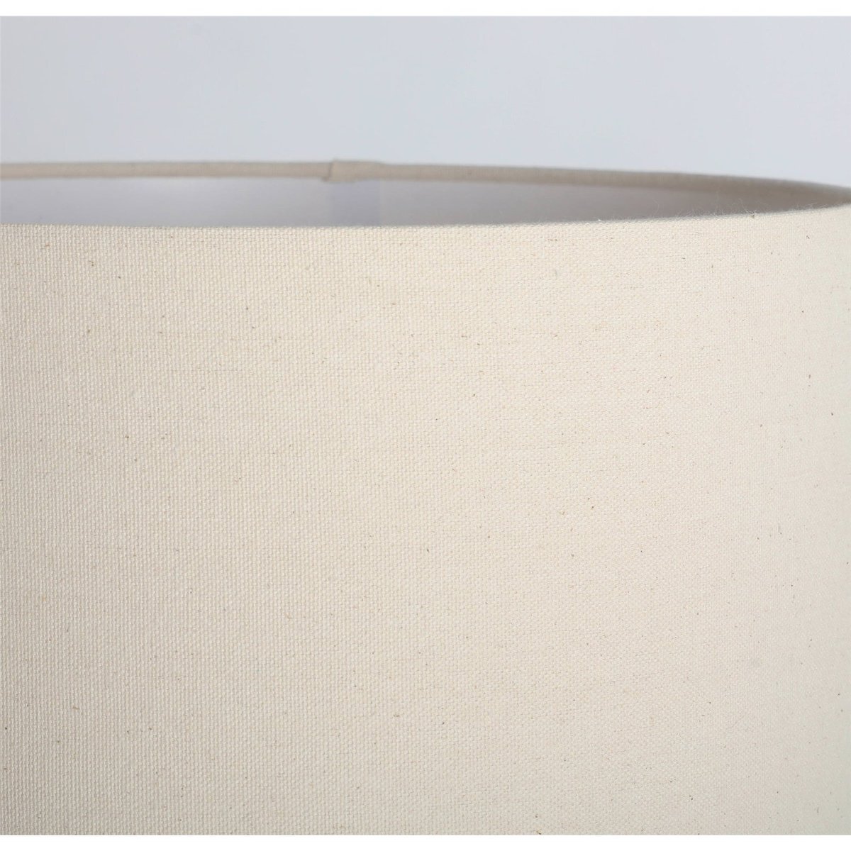 Lampadaire en céramique avec abat-jour gris céramique et beige naturel, RECOLLECTION