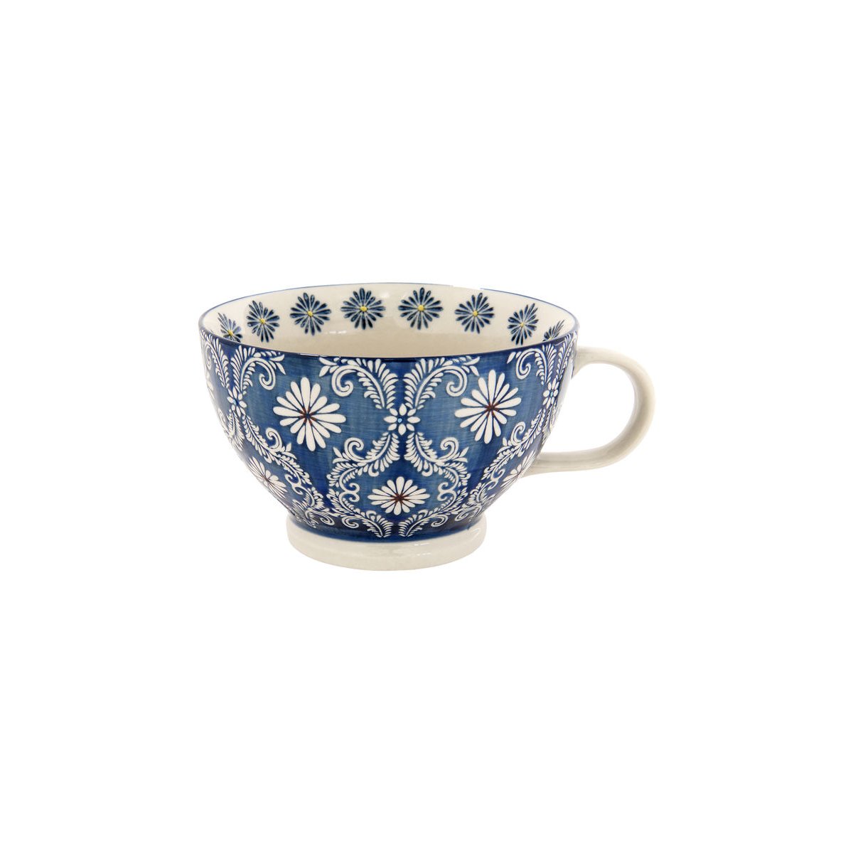 Coffret de 4 tasses à déjeuner - almada bleu, TABLE PASSION