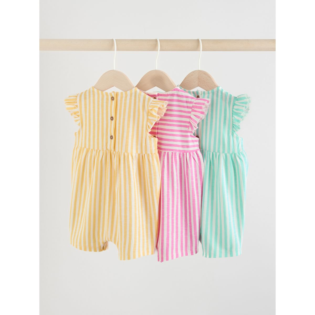 Barboteuse, lot de 3 multi bright stripe (rayures vives), NEXT