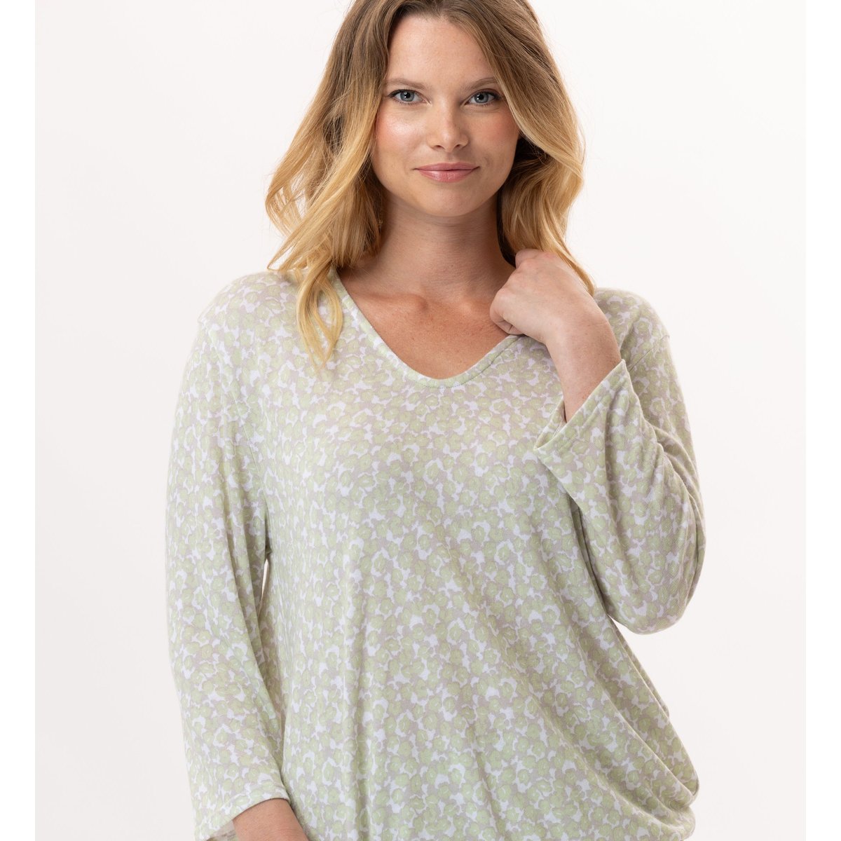 Jogging en viscose CALISSON 912 vert, LE CHAT