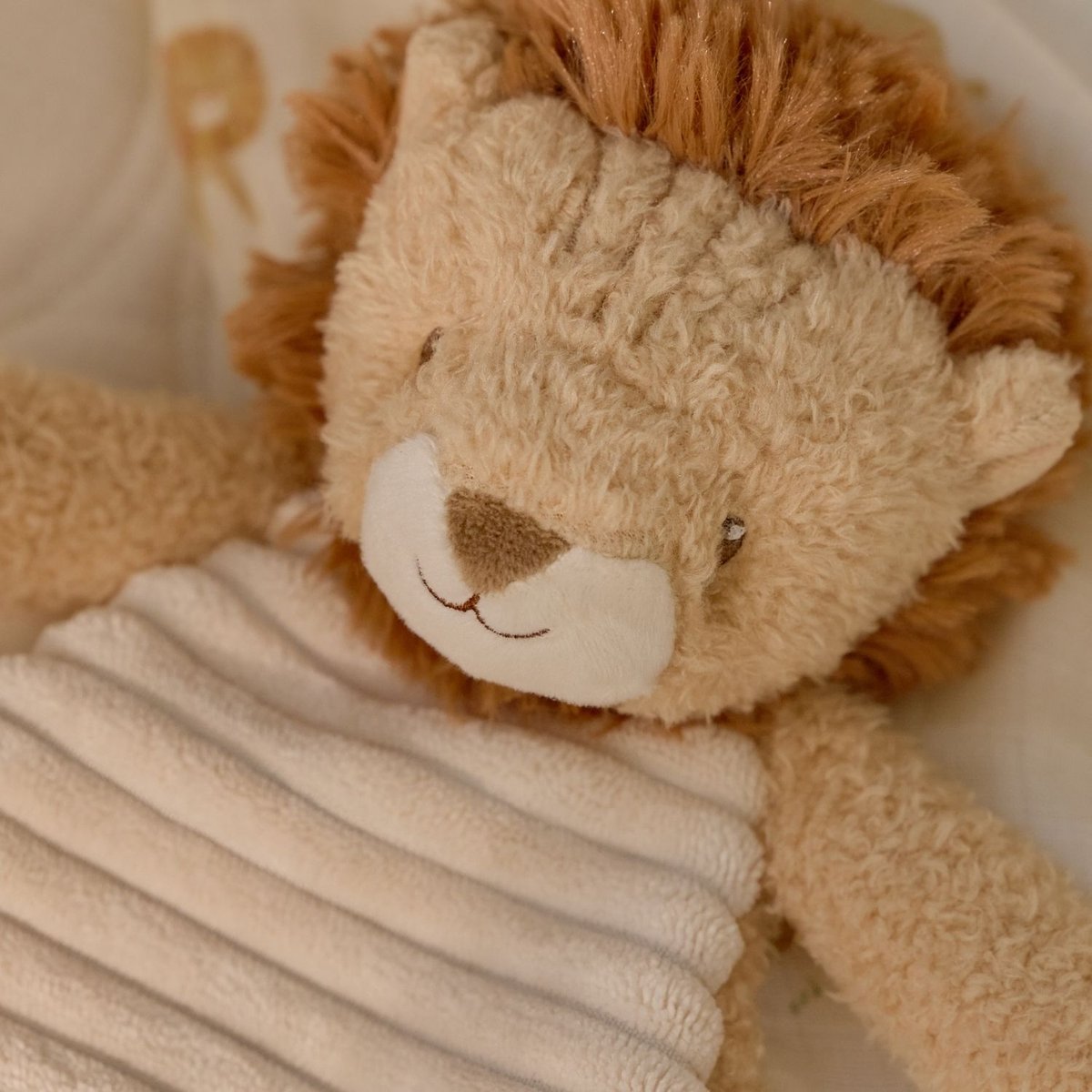 Doudou attache sucette beige, marron, LITTLE DUTCH