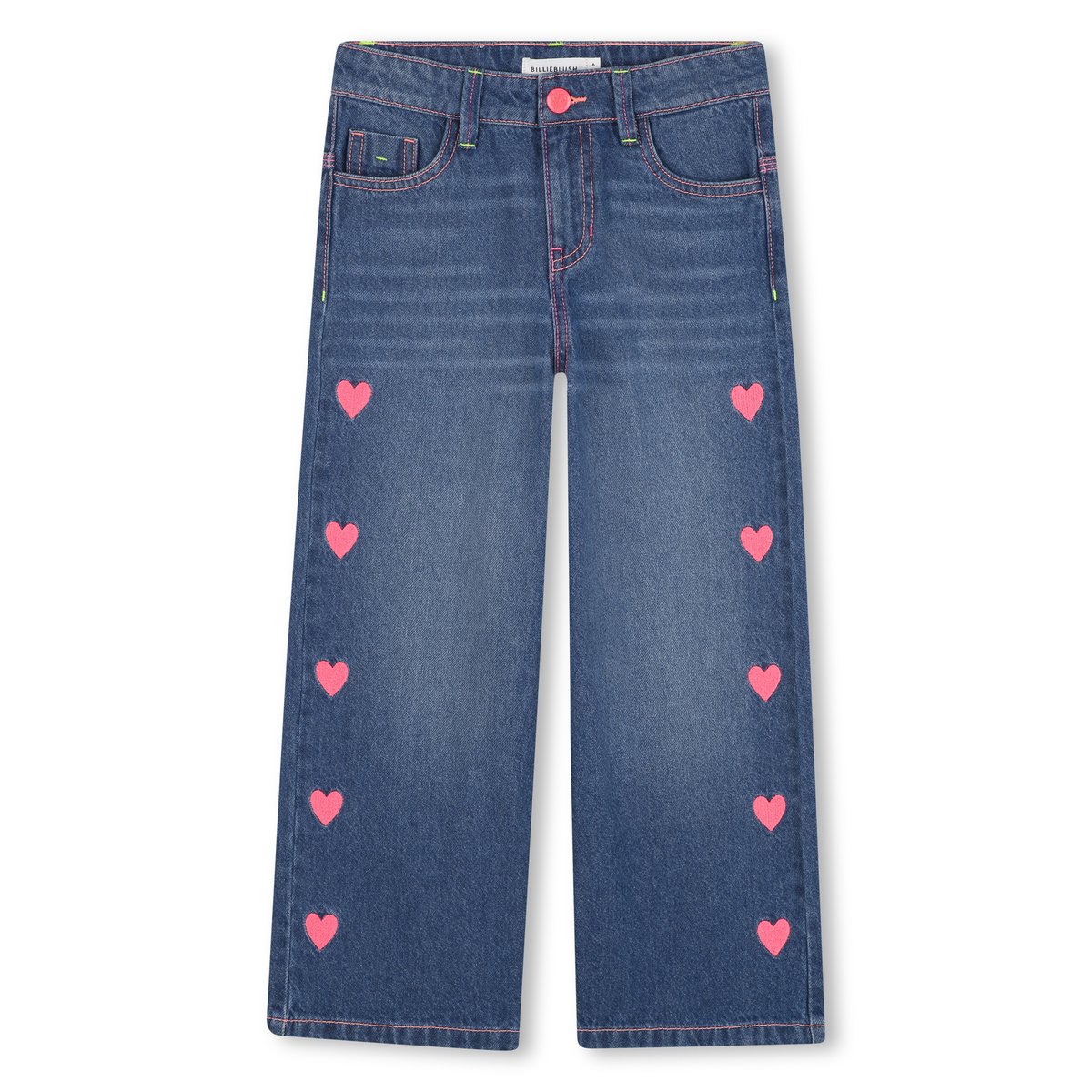 Pantalon en jean double stone+brossage, BILLIEBLUSH