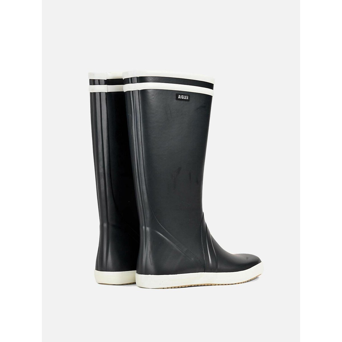 Bottes de pluie GOELAND 2 marine/blanc, AIGLE
