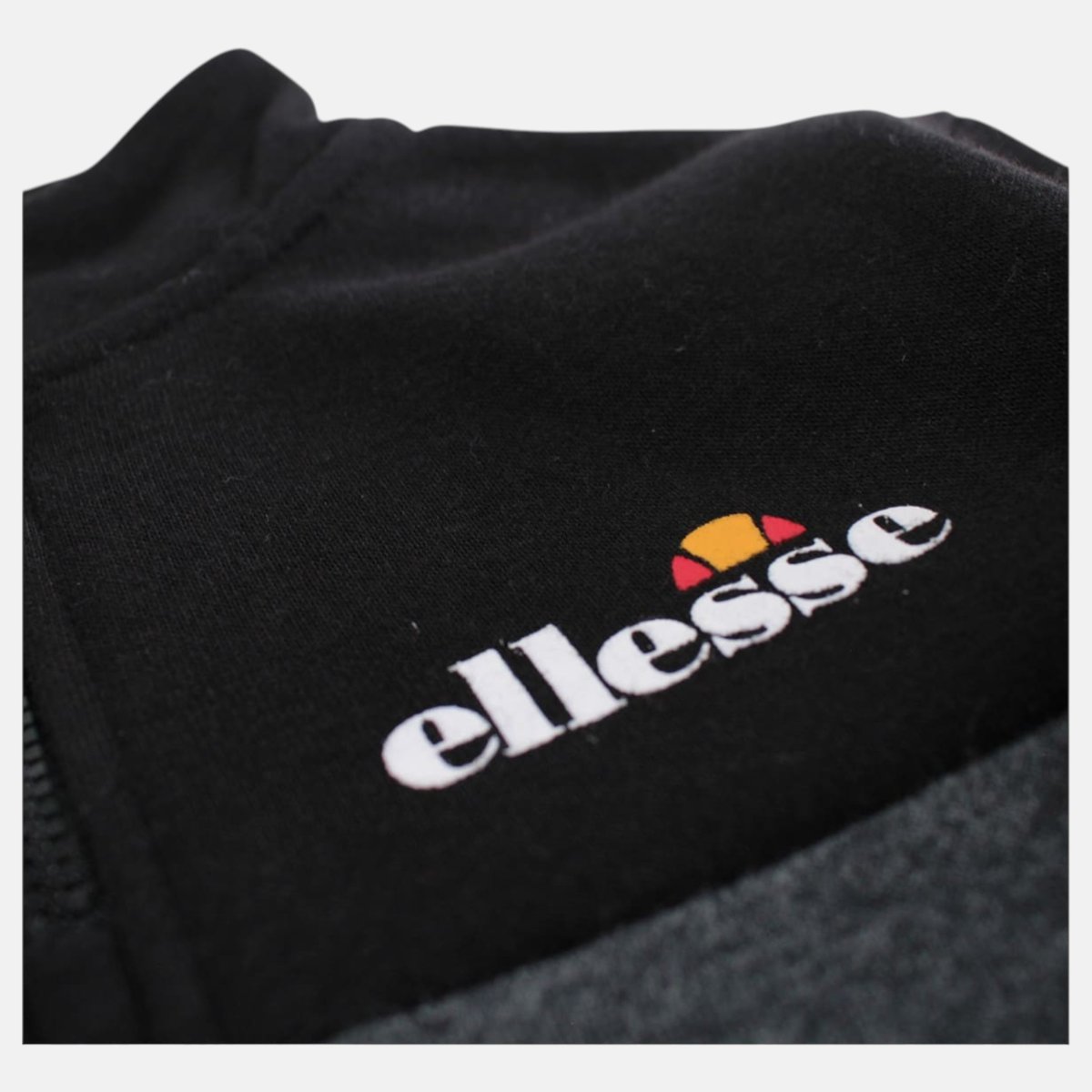 Ensemble sweat col zippé et pantalon de jogging SQUAD noir, ELLESSE