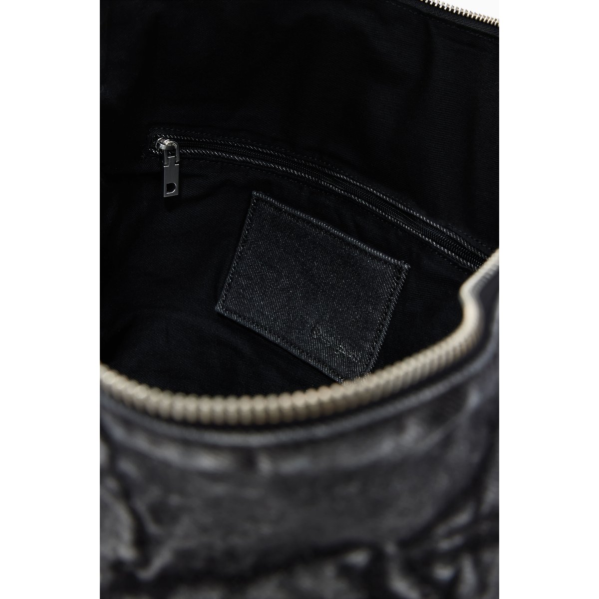 Sac imprimé moyen noir, DESIGUAL