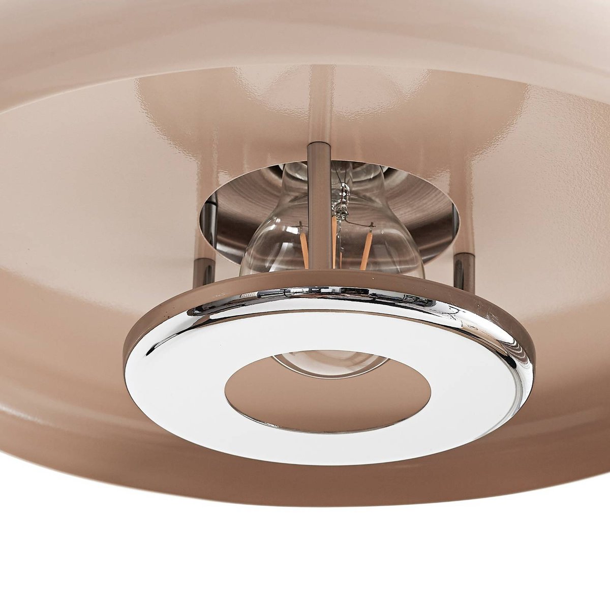 Suspension en métal vintage, Branford beige, LINDBY
