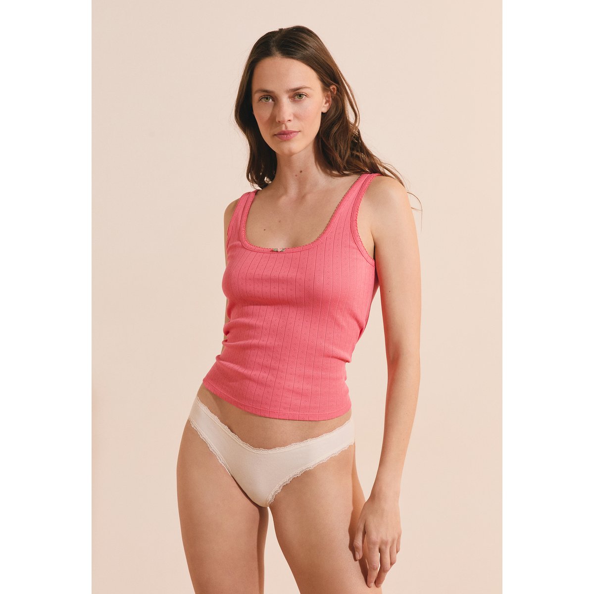 Culotte en coton LOLA ecru, ETAM