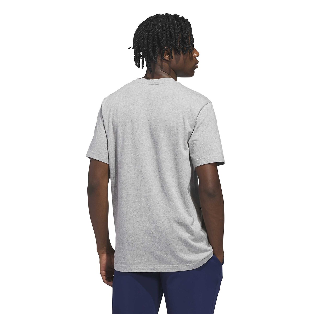 Table Tee T-Shirt with Short Sleeves grey marl, ADIDAS SPORTSWEAR