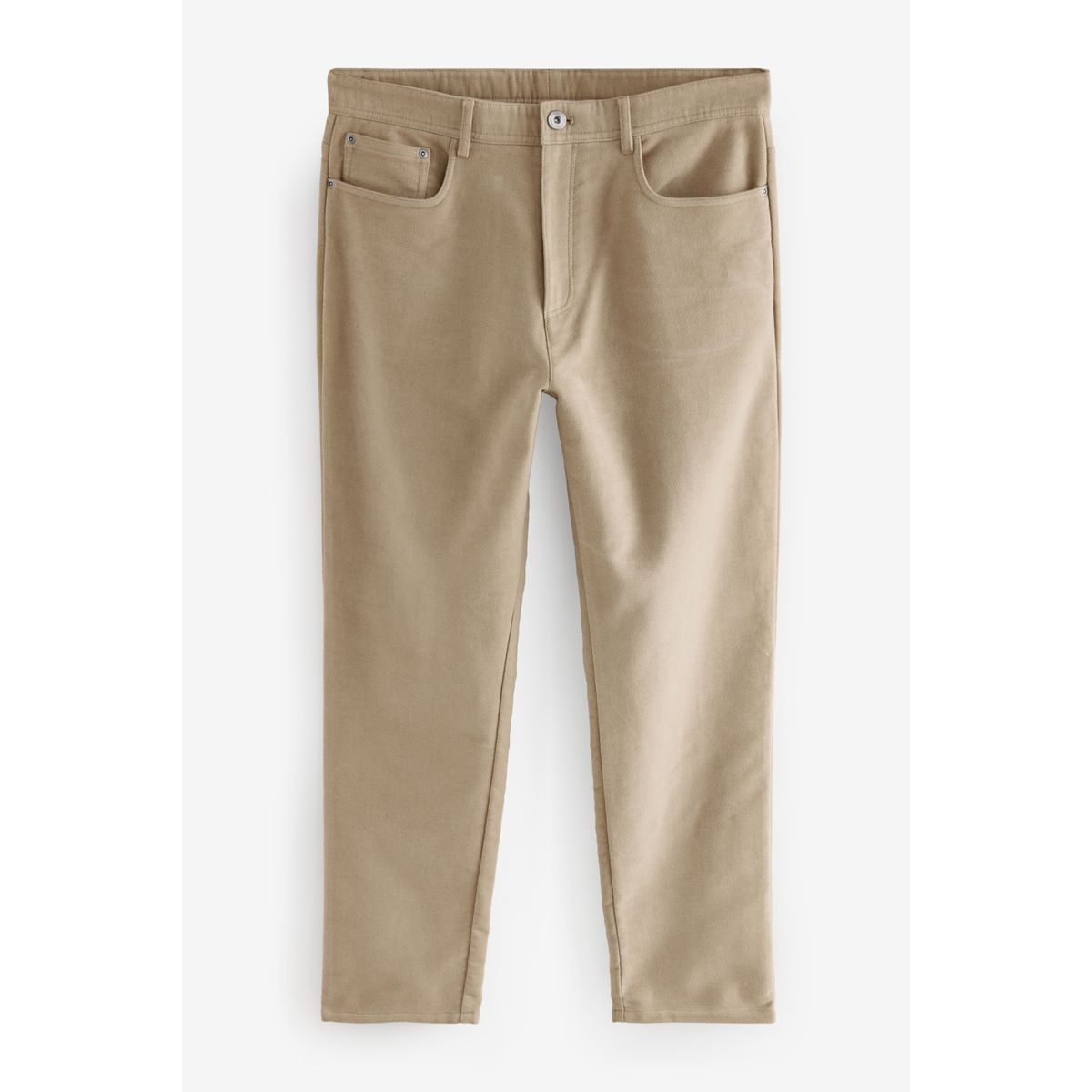 Pantalon chino droit grège, NEXT