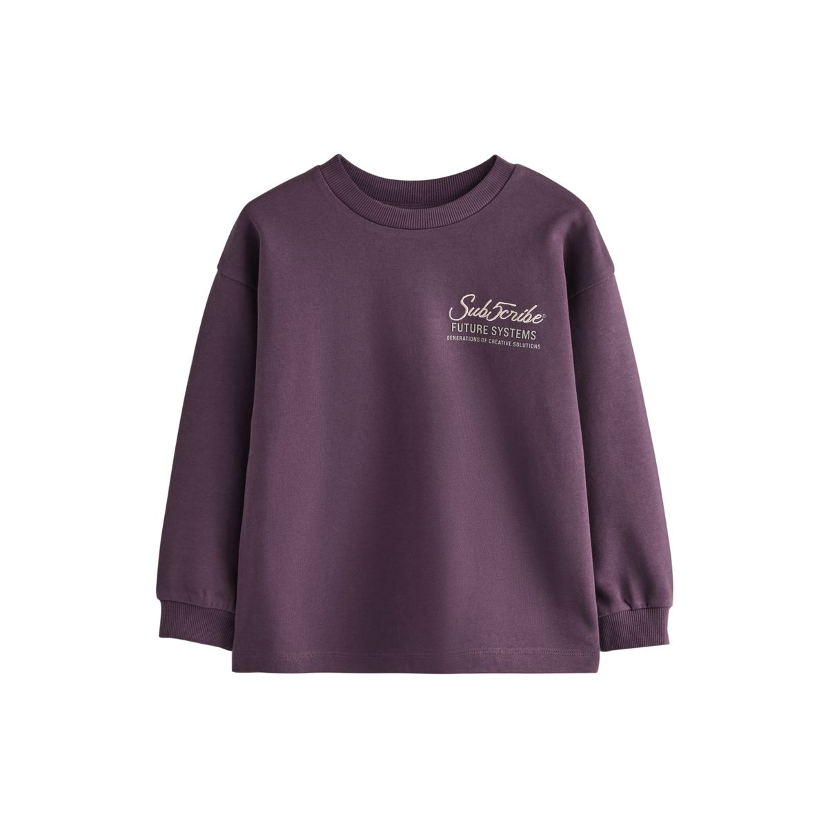 T-shirt épais à manches longues, lot de 3 gris/sauge/baie, NEXT