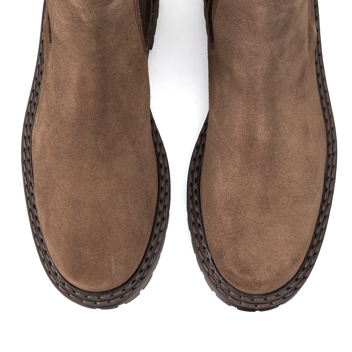 Suède Chelsea boots, Signature JUDITH brons, LA REDOUTE COLLECTIONS