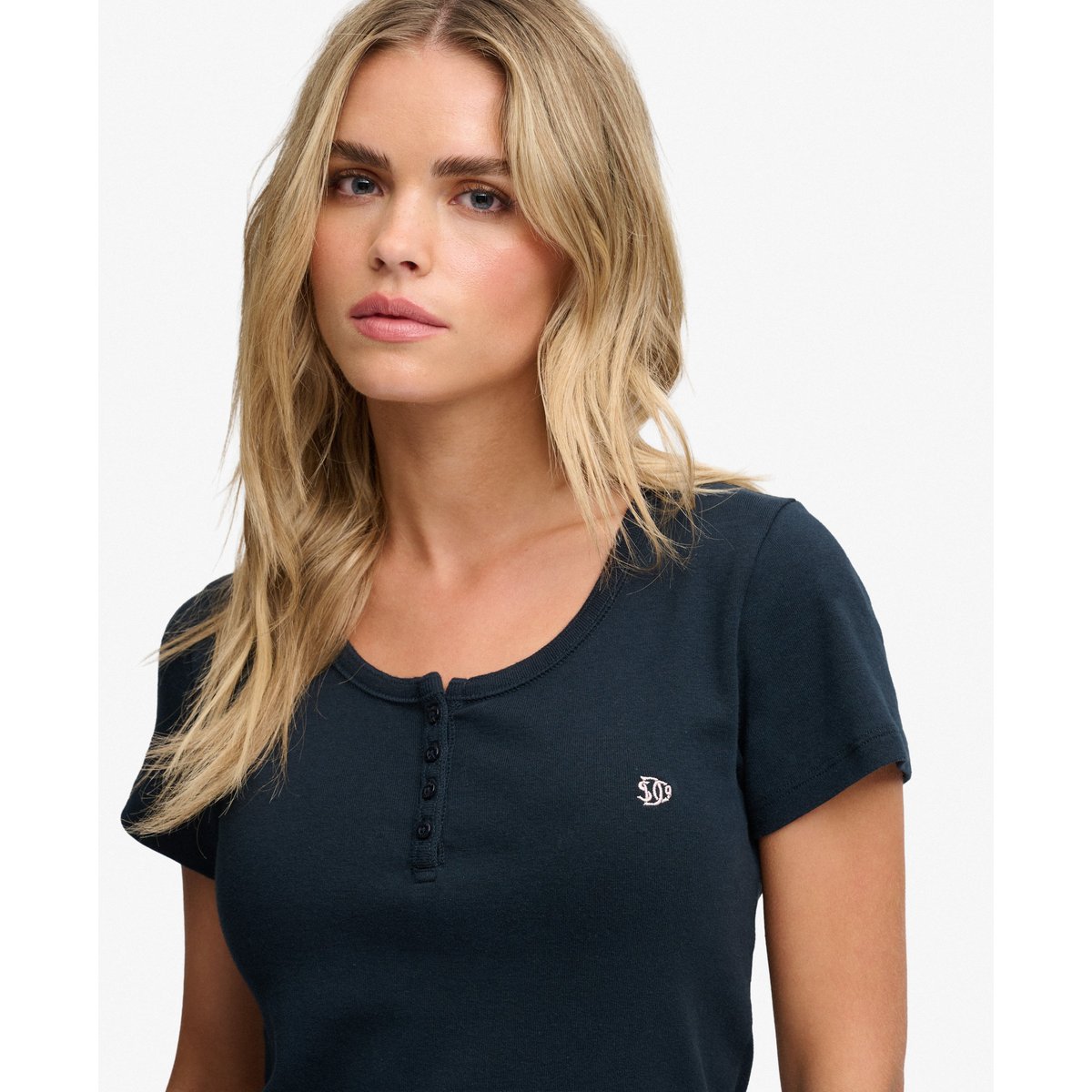 T-shirt Athletic Essentials Coupe Ajustée bleu marine éclipse, SUPERDRY