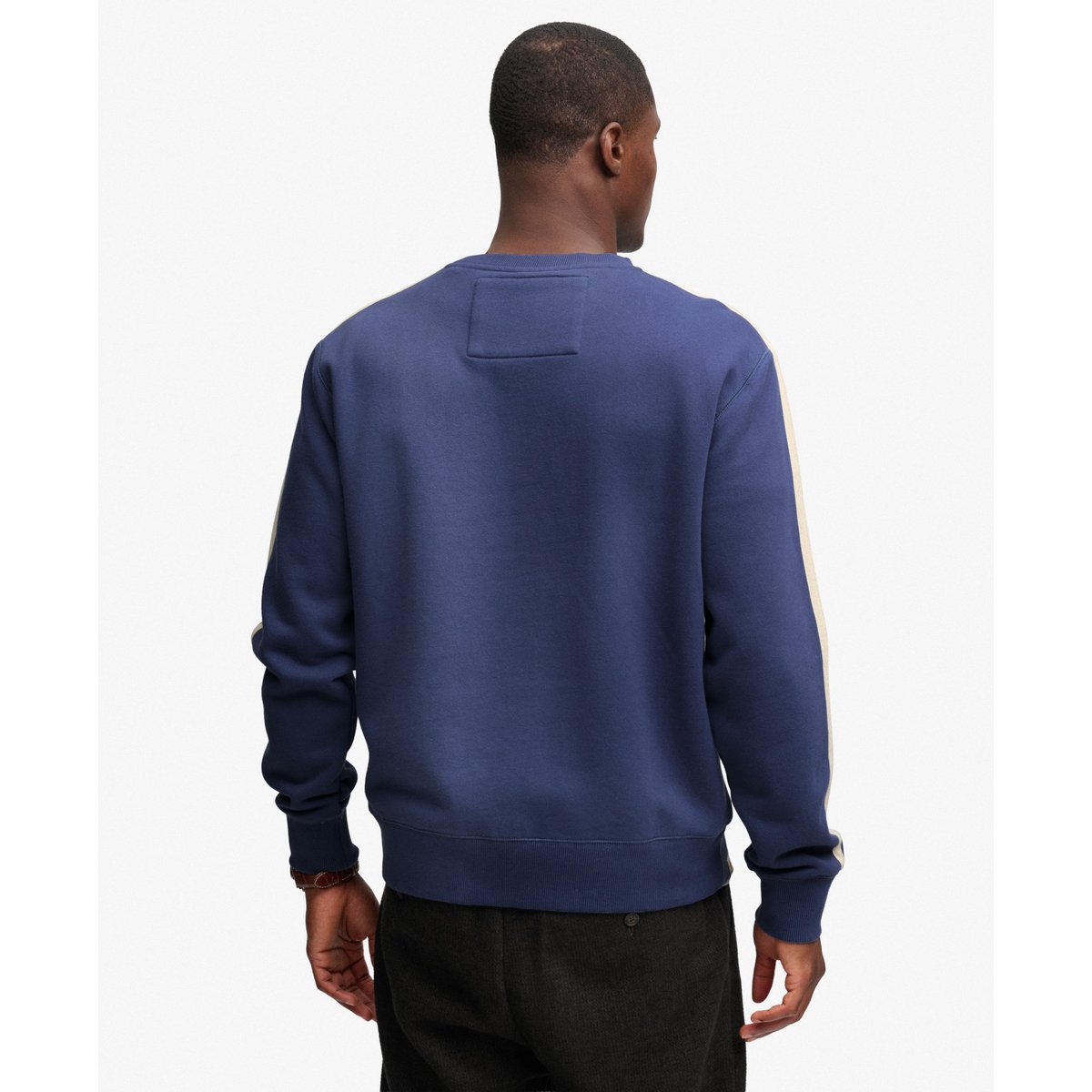 Sweat Athletic Club Graphique Coupe Décontractée bleu frontière, SUPERDRY