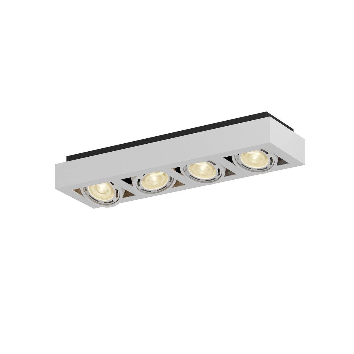 Plafonnier en aluminium moderne, Ronka blanc, ARCCHIO