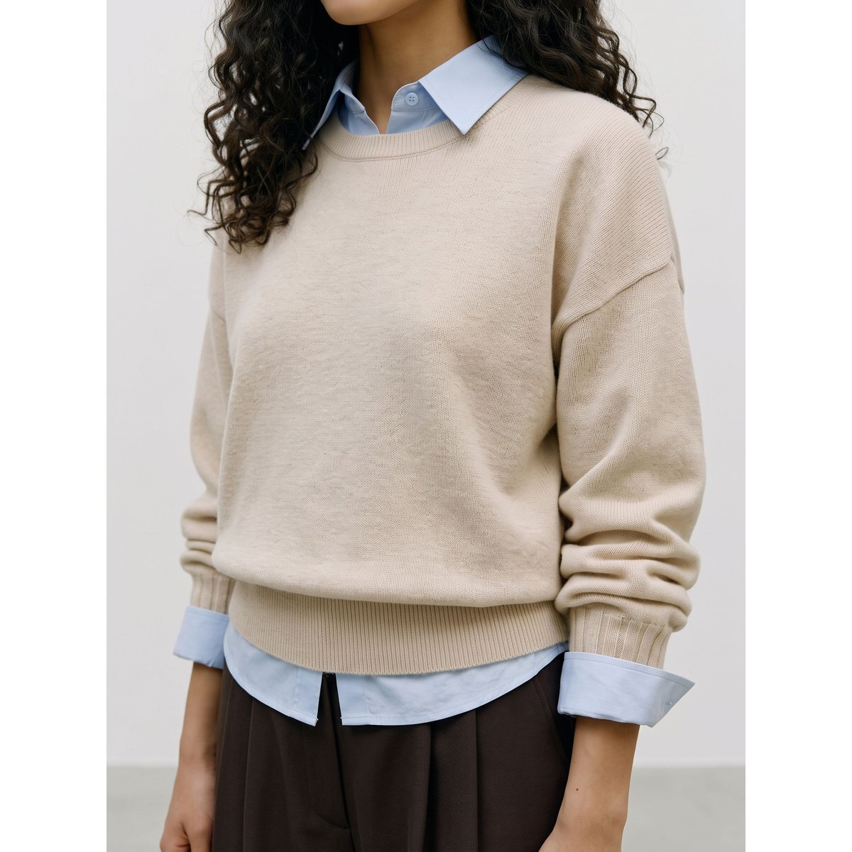Pull En Maille birch, VERO MODA