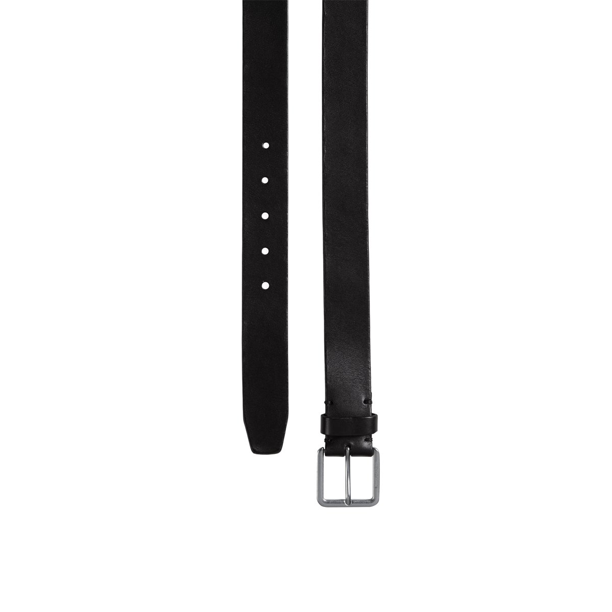 Ceinture modèle Berit en cuir de vachette de qualité supérieure noir, MARC O'POLO