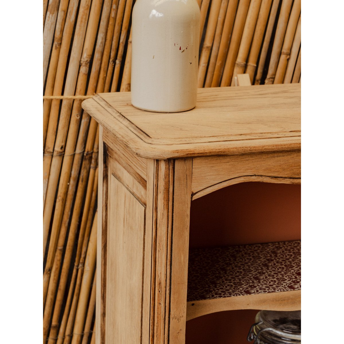 Buffet ouvert en bois Gilbert N°1881 - Bon état bois clair, DEBONGOUT