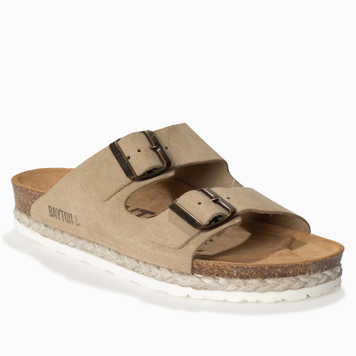 Sandales en cuir suédé BENALLA beige, BAYTON