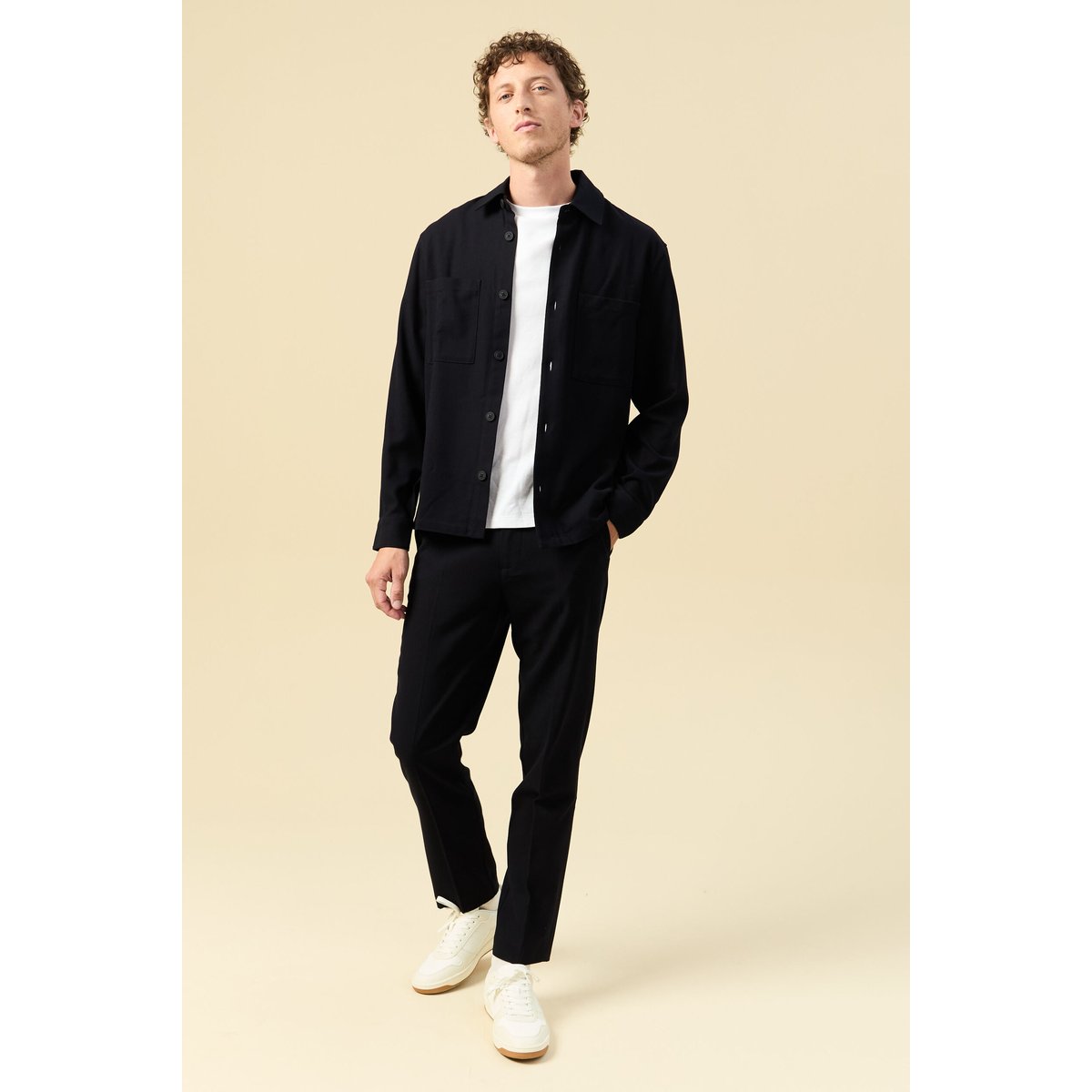 Pantalon bleu marine, BONOBO