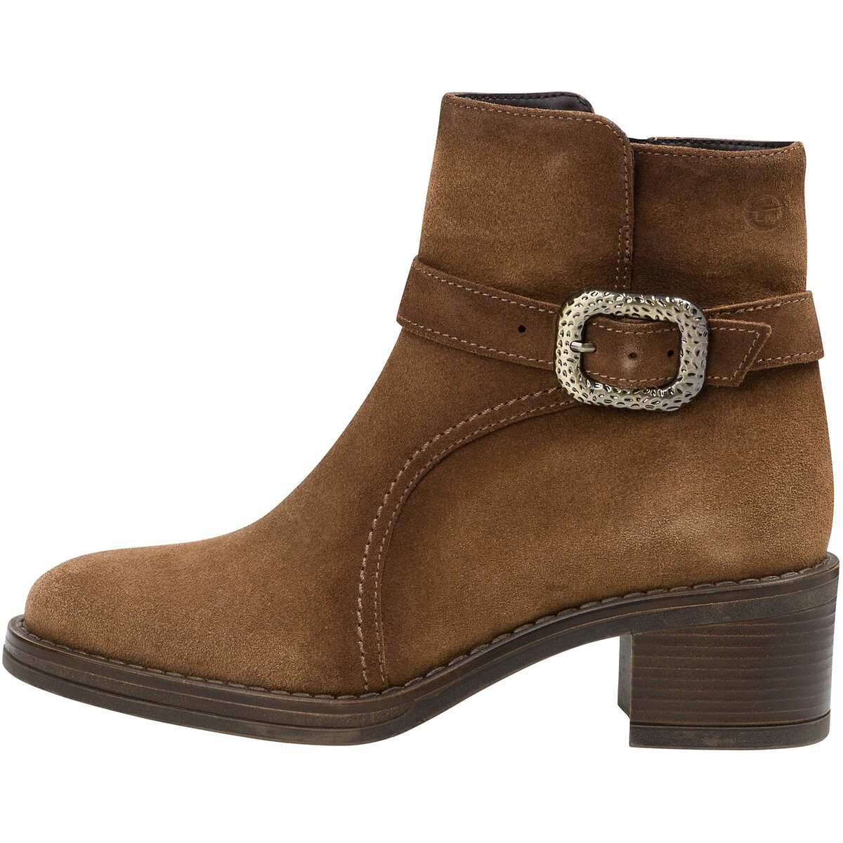 Leather Ankle Boots brown, TAMARIS