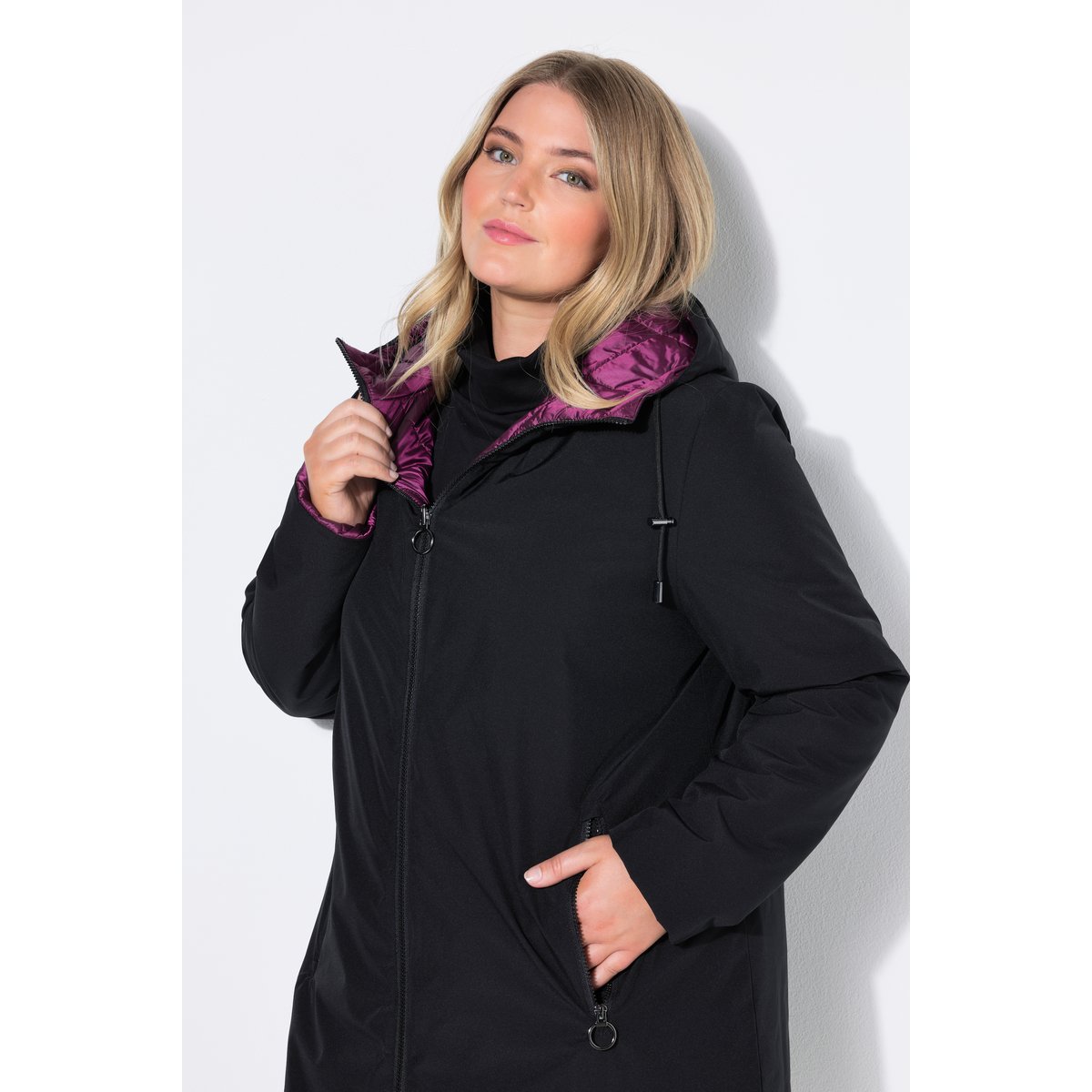 Manteau matelassé réversible HYPRAR noir, ULLA POPKEN