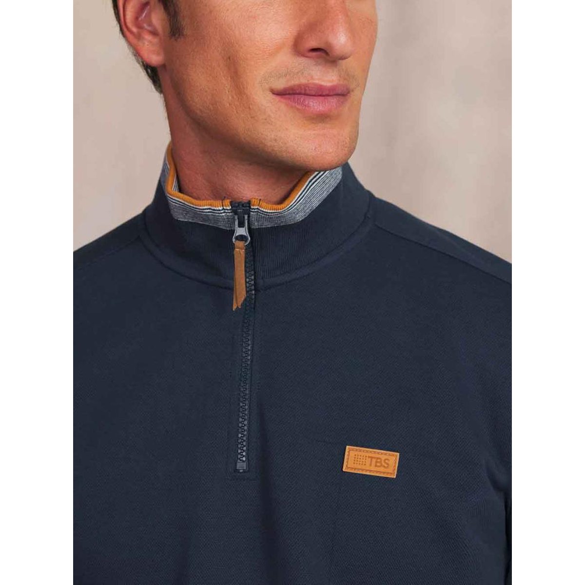 Sweat zippé LEANNCAM navy, TBS