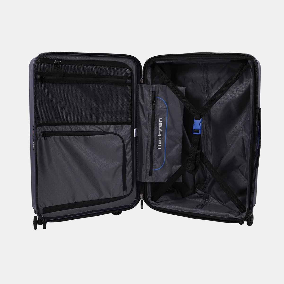 Valise soute rigide extensible 4 roues sécurisée peacoat blue, HEDGREN
