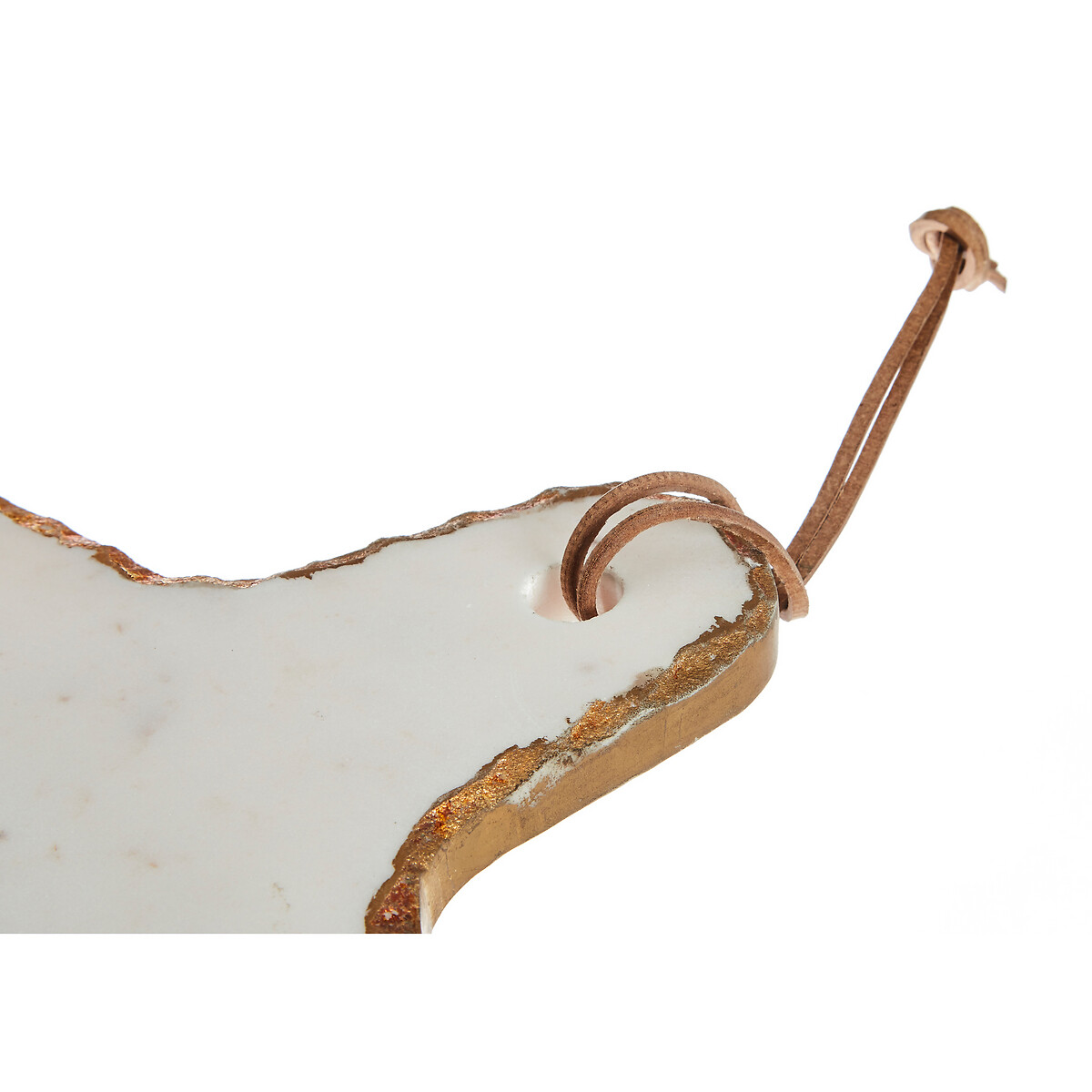 49cm Marble Paddle Board with Gold Finish white, SO'HOME