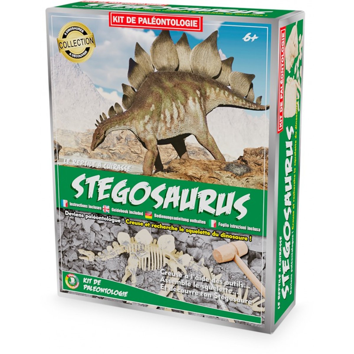 Kit Paleo - Stégosaure vert, ULYSSE