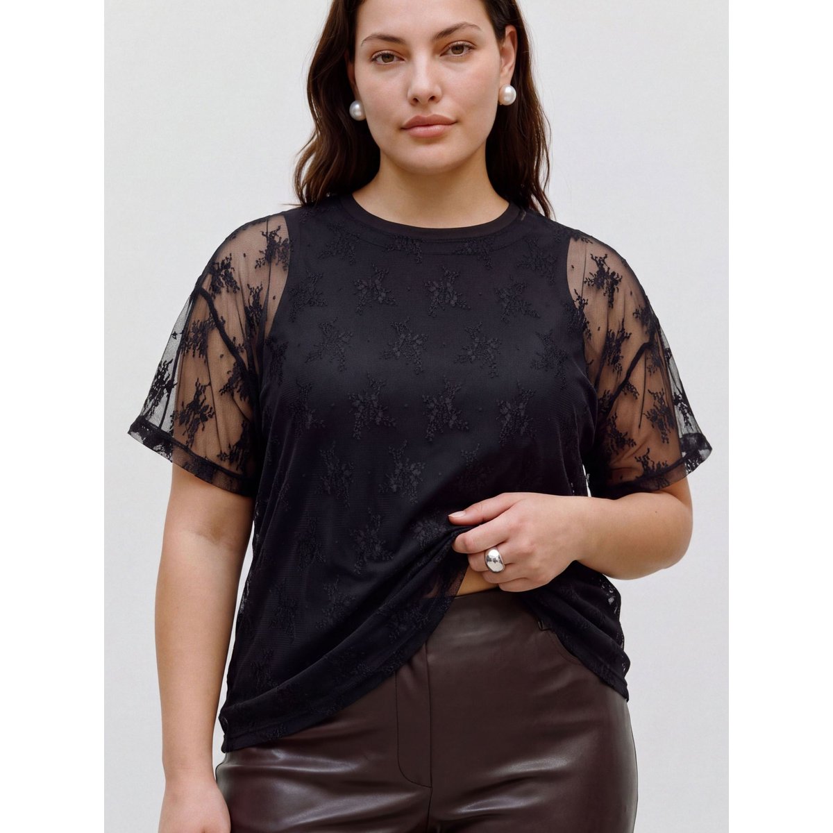 Top noire - black, VERO MODA