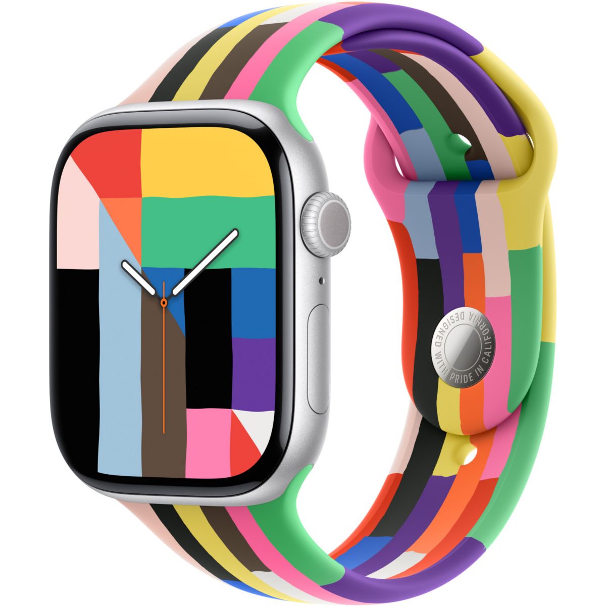 Bracelet 46mm Sport Pride Edition M/L multicolore, APPLE