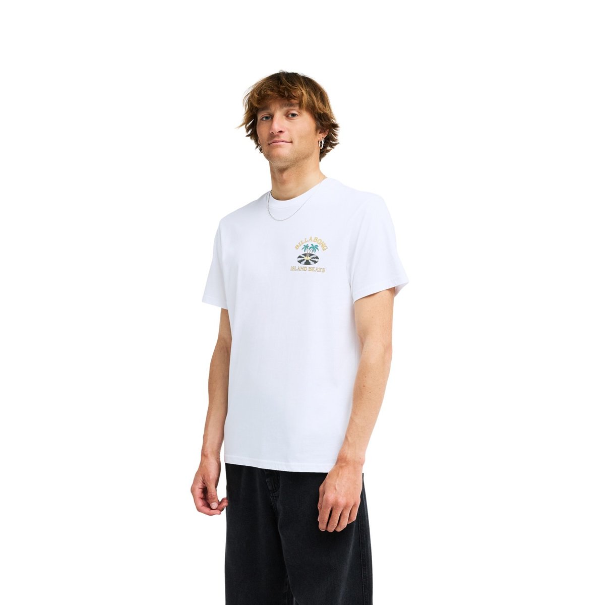 T shirt manches courtes ISLAND BEATS blanc white, BILLABONG