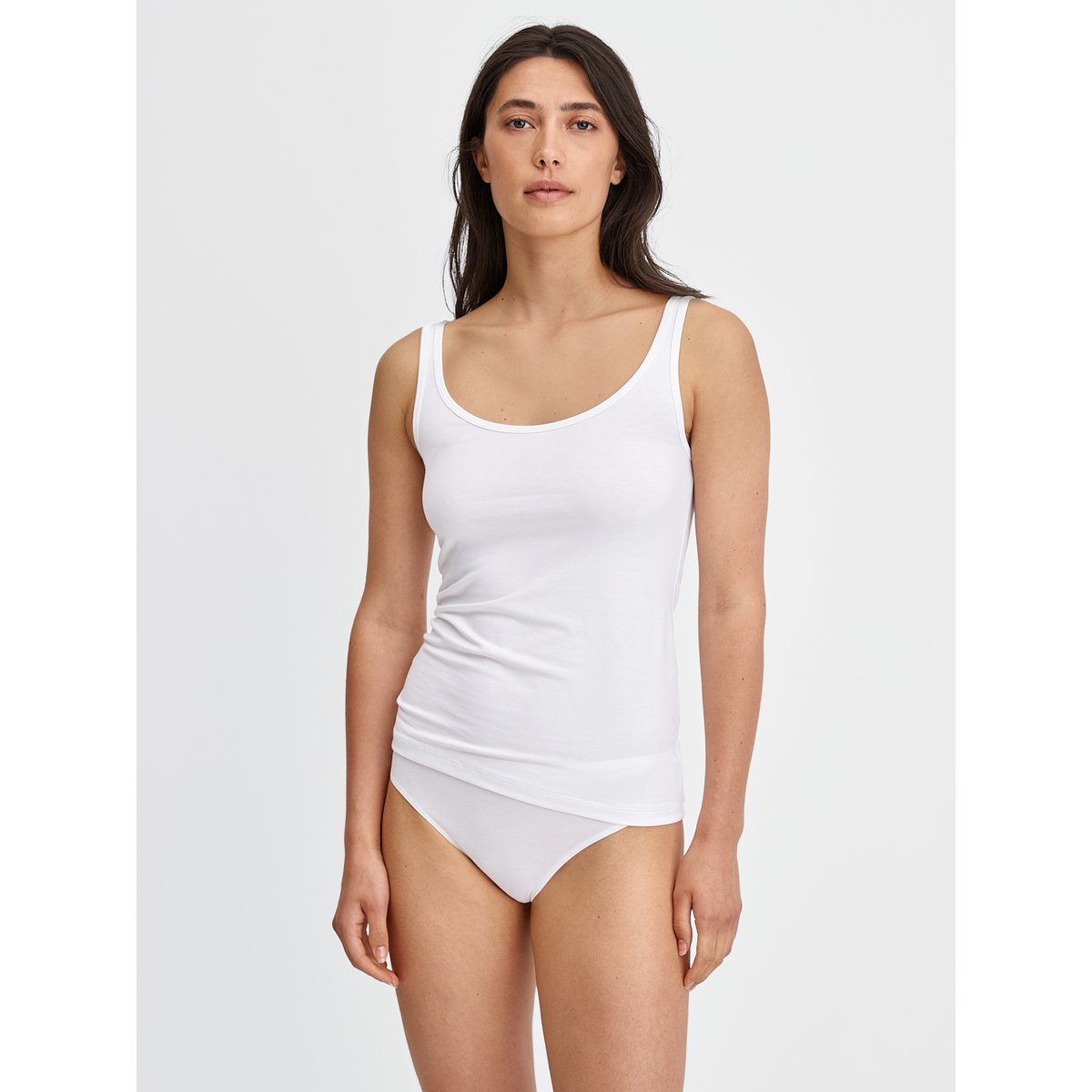 Débardeur à bretelles Coton ESSENTIAL COTTON SPE blanc, CALIDA