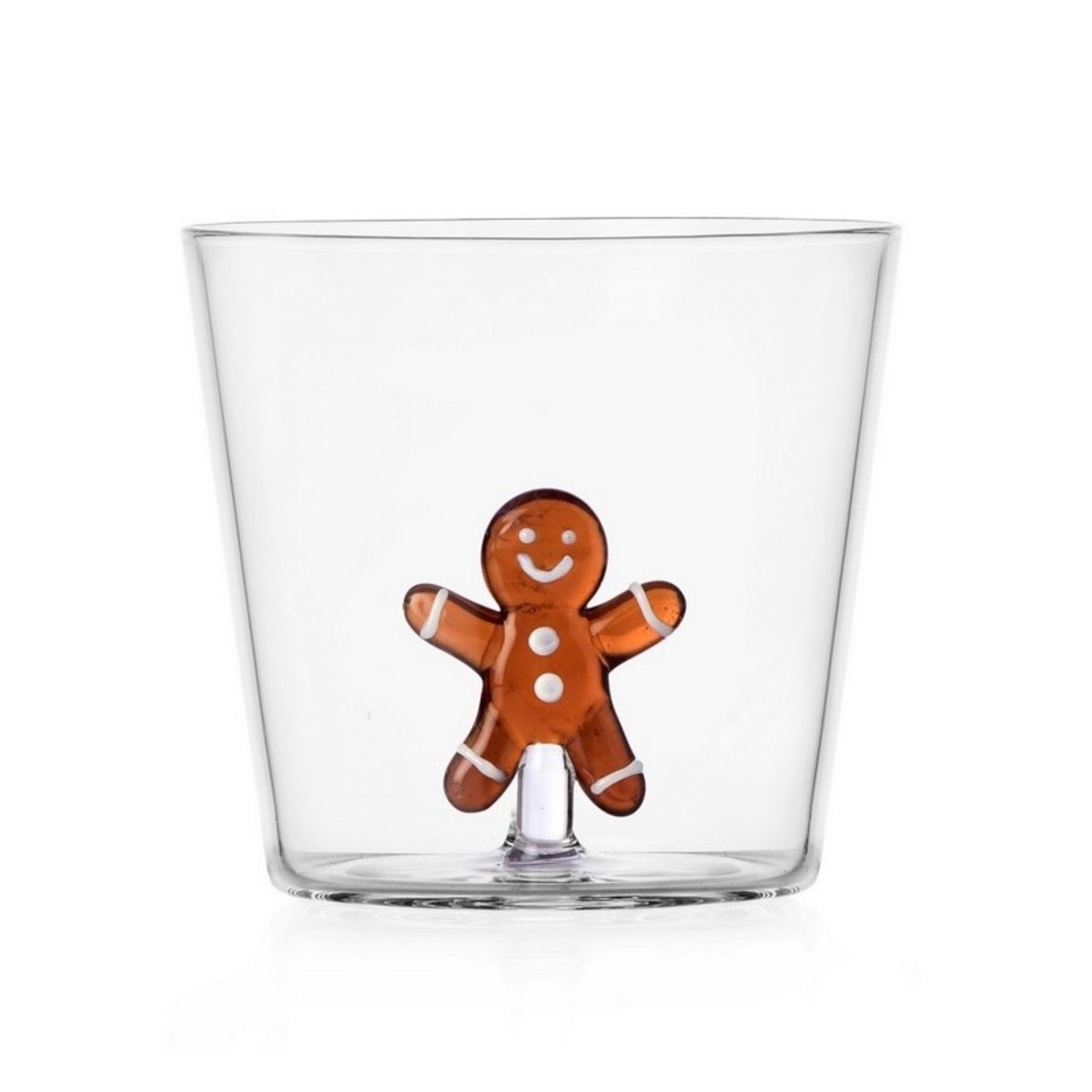 Verre à eau noël bonhomme pain d'épices Mr Gingerbread marron, ICHENDORF